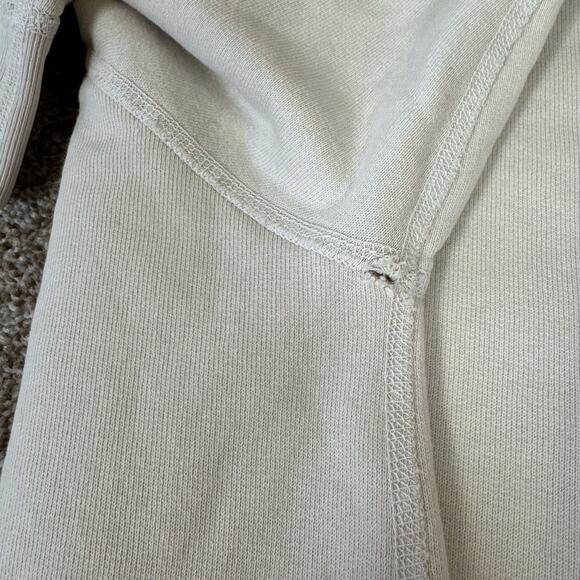 Nili Lotan Classic Crewneck Sweatshirt Off White Size Small FLAW USA Designer - Picture 7 of 11